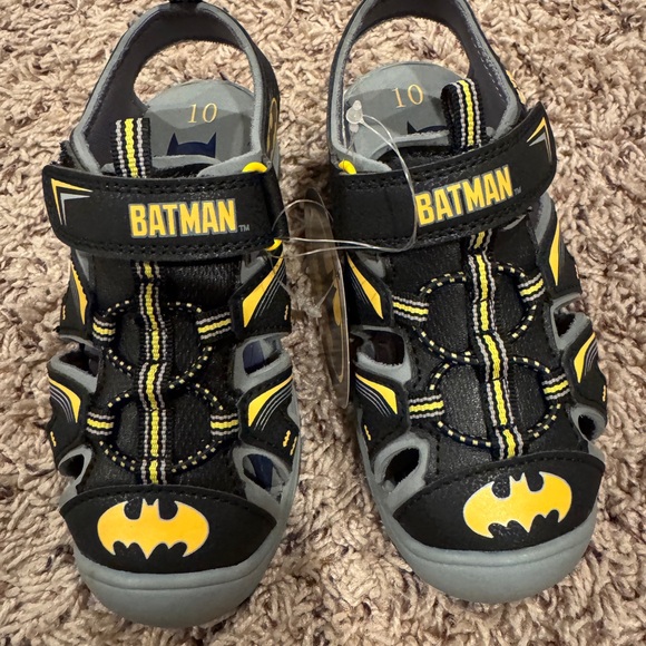 DC Other - Batman Kids Sandals - Black and Yellow